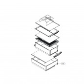 Bac à légumes repère 140B Bac à légumes repère 140B