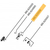 Enjoliveur arrière (repère n°MS-625006) DOLCE GUSTO GENIO S TOUCH