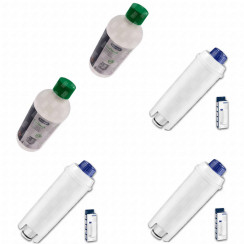 Lot de 3 filtres + 2 détartrants