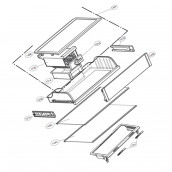 Clayette, étagère repère 149c Clayette, étagère repère 149c