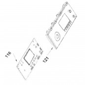 Support de bandeau de commande (repère n°121)