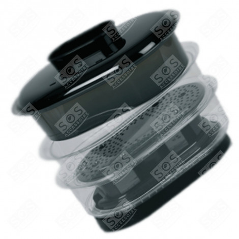 LOT DE BOLS, COUVERCLE ET GRIL CUISEUR VAPEUR - SS-208355