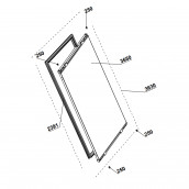 Joint de porte (repère n°2391)