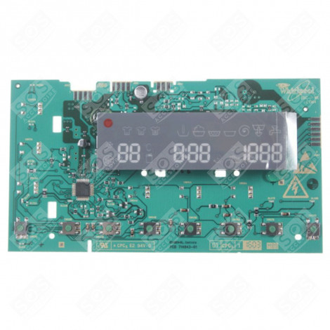 CARTE ÉLECTRONIQUE DE COMMANDE MACHINE À LAVER, LAVE-LINGE - 00750850