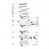 Façade de bac à légumes (repère n°2417)