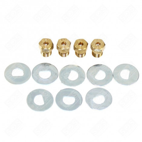 JEU D'INJECTEURS GAZ DE VILLE FOUR, CUISINIÈRE - 9050755