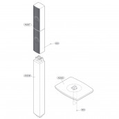 Enceinte complète (repère A800T)