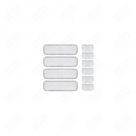 KIT DE QUATRE SERPILLÈRES ET SIX BONNETTES NETTOYEUR VAPEUR - PAEU0217