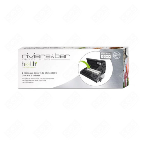 PACK 2 ROULEAUX SOUS VIDE ALIMENTAIRE ACCESSOIRES ET ENTRETIEN - 500681746