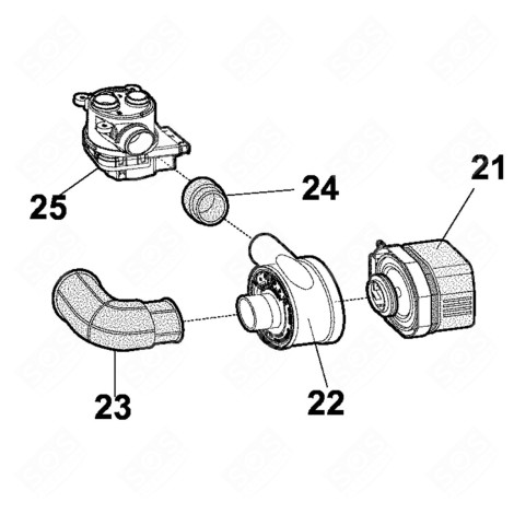 KIT RÉSISTANCE (REPÈRE 22) LAVE-VAISSELLE - C00856635, 488000856635