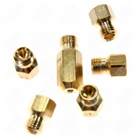 JEU D'INJECTEURS, GICLEURS GAZ NATUREL D'ORIGINE FOUR, CUISINIÈRE - 50296300002