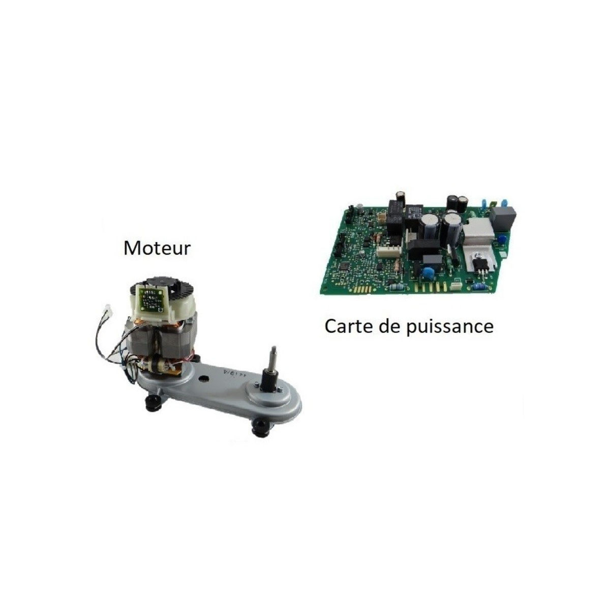 Moteur + Carte de Puissance + Carte et Afficheur pour Robot Compagnon