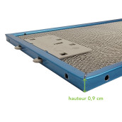 Filtre métal  535x178x9 mm Filtre métal  535x178x9 mm