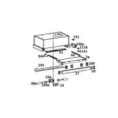 Rail droit ou gauche à l'unité( repère 54 )