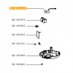 Carte électronique de commande (repère n°SS-207978)