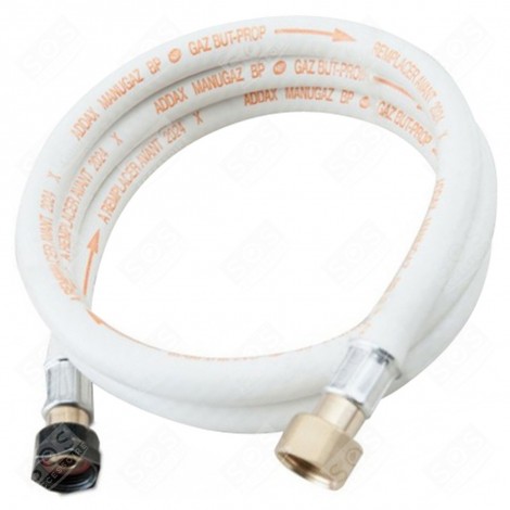 TUYAU DE GAZ BUTANE PROPANE LONG. 2.00 M  GARANTIE 10 ANS D'ORIGINE PLAQUE DE CUISSON - BC200EX28 