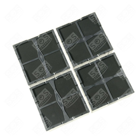 LOT DE 4 FILTRES RÉGÉNÉRABLE ANTI-ODEUR  HOTTE - 4055499638, KIT0120952A