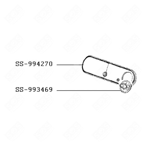 CADRAN (REPÈRE SS-994270) FRITEUSE, AIRFRYER - SS-994270, SS994270