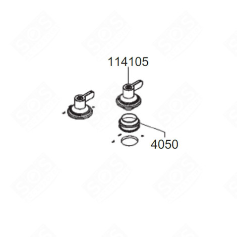 GROUPE PLAN ( REPÈRE 4050 ) PLAQUE DE CUISSON - 695617924