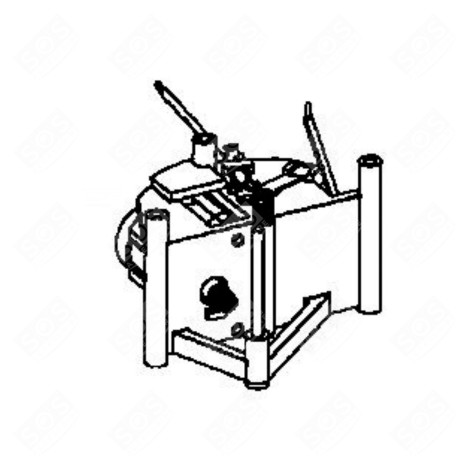MOTEUR ET SUPPORT ROBOT MÉNAGER - SS-9100047090, SS9100047090
