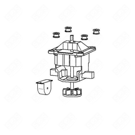 MOTEUR COMPLET BLENDER - MS-651734, MS651734