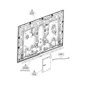 Plaque de guidage led ( repère 200A )
