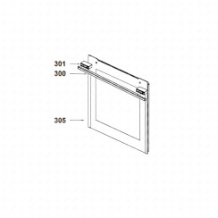 Vitre externe (Repère 305)