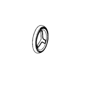 Roue complète rouge