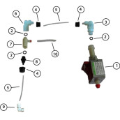 Raccord coudé ( repère 6 )