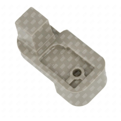 Butée de porte droite grise