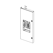 Porte gauche avec place distributeur 