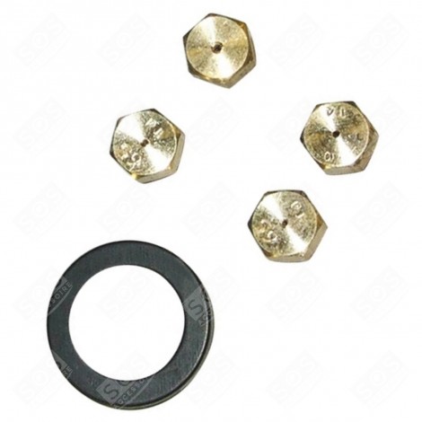 KIT INJECTEURS, GICLEURS BUTANE / PROPANE D'ORIGINE FOUR, CUISINIÈRE - 481231038459