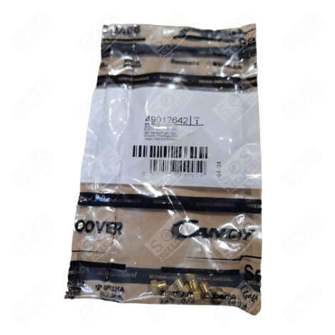 JEU INJECTEURS, GICLEURS GAZ BUTANE D'ORIGINE FOUR, CUISINIÈRE - 49012642