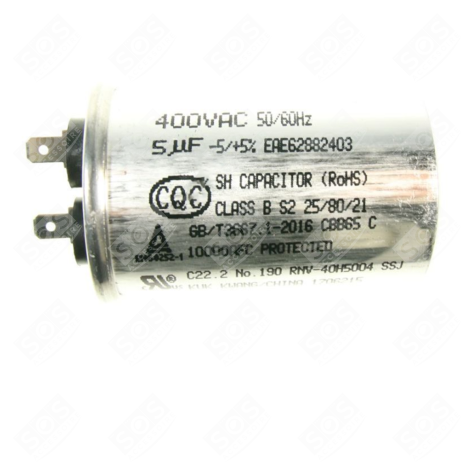 CONDENSATEUR 5UF FRIGO, RÉFRIGÉRATEUR, CONGÉLATEUR - EAE62882403