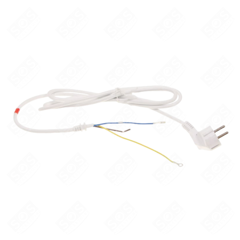 CORDON D'ALIMENTATION BLANC FRIGO, RÉFRIGÉRATEUR, CONGÉLATEUR - LM97800