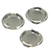 Lot de 3  caches vis chrome