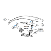 Cache poignée (ensemble de bande lumineuse inscrustée) répère 10