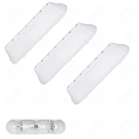 LOT DE 3 AUBES DE TAMBOUR D'ORIGINE MACHINE À LAVER, LAVE-LINGE - 481202308115, 49017349