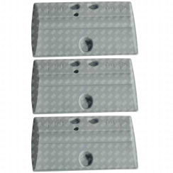 Lot de 3 aubes de tambour d'origine