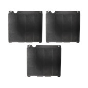 Lot de trois filtres charbon TYPE 15 (230x210x30mm) Lot de trois filtres charbon TYPE 15 (230x210x30mm)