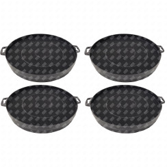 Lot de quatre filtres charbon type B210 FAC539  210X30 mm