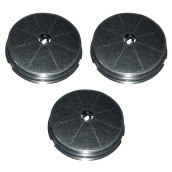 Lot de trois filtres charbon rond type 180 CR300 190X40 mm
