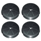 Lot de quatre filtres charbon rond type 180 CR300 190X40 mm