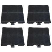 Lot de quatre filtres charbon  230X215X22 mm