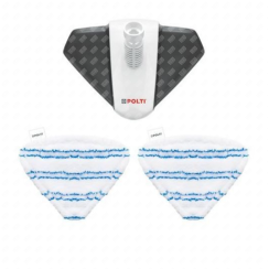 Brosse triangulaire avec 2 serpillières