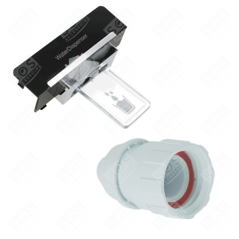 MANETTE DE DISTRIBUTEUR AVEC LEVIER D'ORIGINE FRIGO, RÉFRIGÉRATEUR, CONGÉLATEUR - 4936180100, 5911700400