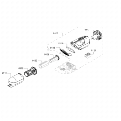 Châssis, carte mère (repère 0107)