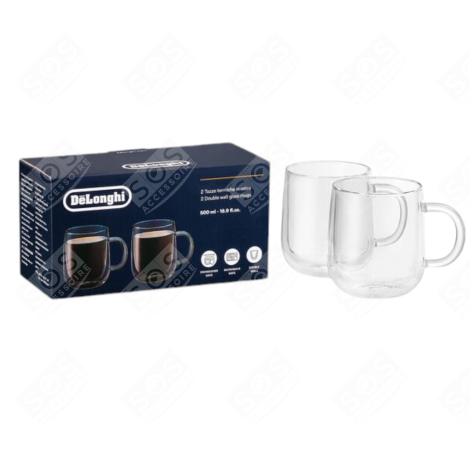MUGS EN VERRE À DOUBLE PAROI CAFETIÈRE, MACHINE À CAFÉ - AS00006566
