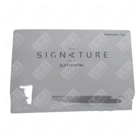 FACADE BOITE A PRODUIT MACHINE À LAVER, LAVE-LINGE - TWD146615070