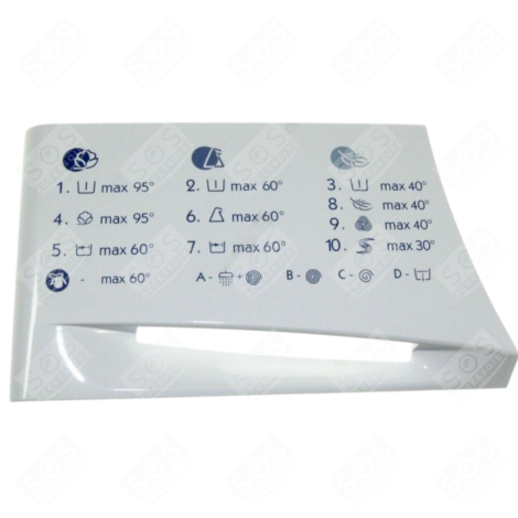 FAÇADE TIROIR LESSIVE MACHINE À LAVER, LAVE-LINGE - 481249878534, 481249878451